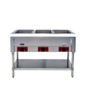 Atosa CSTEA-3C 44 inch Wide, (3)Well(s) Electric Steam Table, 15.5Cu.ft, 120v, (3)500w, ETL Listed, 1 each