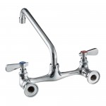 AMERICAN BEST MF2000-14 LEAD FREE WALL-MOUNT FAUCET WITH 14" SWING SPOUT, NSF CERTIFIED