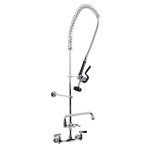 AMERICAN BEST MF1001-PRA LEAD FREE WALL-MOUNT PRE-RINSE ASSEMBLY WITH ADD-ON 8" CENTERS, NSF CERTIFIED