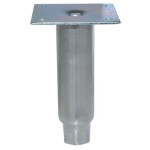 G-8000 Stainless Steel Equipment Adjustable Leg with Plate, 1-5/8 x 6 x1-3/4 inch, 1 each
