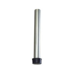 SD-1111 Brass Bar Sink Overflow Pipe, 1 inch OD, 7-3/4 inch Length, 1 each