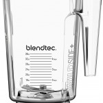 BLENDTEC WILDSIDE+ BLENDER JAR WITH LID, 90 OZ, BPA FREE, CLEAR