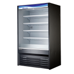 Blue Air BOD-72S 72 inch Wide Vertical Open Display Case with Solid Side Panel, 41 cu. Ft, 1x2hp, 115v, 72-1/8 x 32-1/2 x 80 inch, ETL Listed