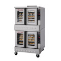 Blodgett ZEPHAIRE-100-G DBL Zephaire Double Deck Full-Size Standard Depth Convection Oven, Natural Gas, 100k BTU, NSF Listed