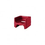 CAMBRO 200BC158 DUAL-HEIGHT BOOSTER SEAT, HOT RED POLYETHYLENE, 8.5” x 11”