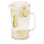 Cambro PC64CW135 CAMWEAR® 64oz Clear Polycarbonate Pitcher with Lid, NSF Listed, 1 each