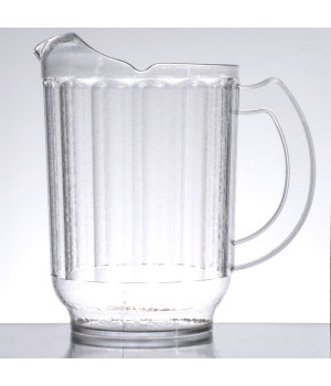 Cambro PL60CW135 CAMWEAR®  60oz Clear Polycarbonate Pitcher, NSF Listed, 1 each