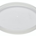 CAMBRO RFSC6PP190 COVER FITS 6 | 8 QT ROUND CONTAINER, POLYPROPYLENE TRANSLUCENT, NSF LISTED