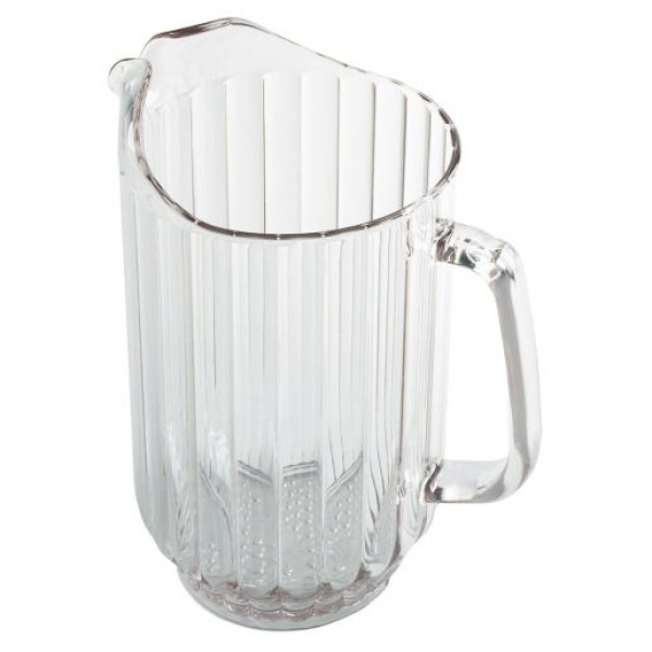 Cambro P600CW135 CAMWEAR® 60oz Clear Polycarbonate Pitcher, NSF Listed, 1 each