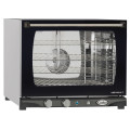 Cadco XAF-133 Heavy-Duty Half Size Manual Controls and Humidity Convection Oven, (4)Shelve)(s), 2.27Cu.ft,  20-240v, Single Phase, 2700w, 20A, NEMA 6-20P, NSF Listed