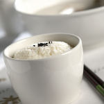 Cameo 210-354 15 fl oz Imperial White Ceramic Rice Steam Bowl, 36 each