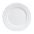 Cameo 210-71 Imperial White Ceramic Round Rim Plate, 7-1/4 inch, 60 each