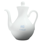 Cameo 210-15V 5 fl oz Imperial White Ceramic Vinegar Pot, 24 each