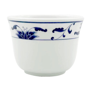 Cameo 255-29 Blue Lotus Ceramic Tea Cup, 5oz, 3-1/16(W) x 2-3/8(H) inch, 72 each