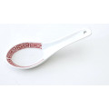 Cameo 280-08 China Red Gate Ceramic Soup Spoon, with hole, 5-1/2 inch, 60 each