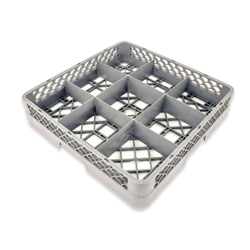 Crestware RBC9 Dishwasher Glass Rack Base, (9) Compartment(s), Gray, 2 each