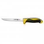 DEXTER RUSSELL S360-6FY-PCP | 36002Y 6” NARROW FLEXIBLE BONING KNIFE, BLACK AND YELLOW HANDLE, NSF LISTED