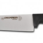 DEXTER RUSSELL SG145-8B-PCP | 24153B 8” BLADE CHEF'S KNIFE, BLACK SOFTGRIP HANDLE, NSF LISTED