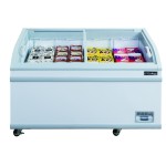 Dukers WD-500Y 56in Wide Commercial Chest Freezer, (4) Basket(s), 17.66 Cu ft, 3/8hp, 115v, Casters, ETL Listed
