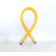 EasyFlex EFGC-034-BJ-1414-36 36 inch Commercial Yellow PVC Coated Gas Flexible Hose, 3/4 MIP x 3/4 MIP inch, CSA Listed, 1 each