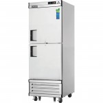 Everest EBWRFH2 (2) Half Solid Door(s) Dual Temperature Refrigerator & Freezer, 11(R) + 11(F) Cu ft, ½ hp, (2) Shelve(s), 115v, Casters, NSF Listed