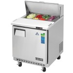 Everest EPBNR1 28 inch Wide, (1) Door(s) Refrigerated Standard Top Prep Table, 8 Cu.ft, 1/5hp, (1) Shelve(s), Casters, NSF Listed