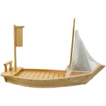 W004-90 Wooden Sushi Boat, 36 inch Long, 1 each