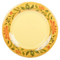 GET WP-10-VN Venetian™ 10.5 inch wide Rim Yellow Melamine Round Plate, NSF Listed, 12 each