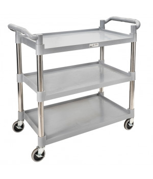 GSW C-23WL Plastic Cart, 200 lb. Capacity, Casters, 41 x 19-1/2 x 45-1/2 inch, ETL Listed, 1 each