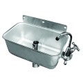 GSW HS-DSRE Rectangular Wall-Mount Stainless Steel Dipperwell Sink with Faucet, 9-1/2 x 5-1/2 x 4 inch, ETL List, 1 each