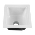 GSW FS-1262 Floor Sink with Dome Strainer, 12 x 12 x 6 inch, 2 inch Drain Connection, 1 each