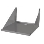 GSW MS-2418 Stainless Steel Microwave Oven Wall Shelf, 24 x 18 x 12 inch , NSF Listed, 1 each