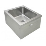 GSW SE2024FM Stainless Steel Floor Mount Mop Sinks, 20 x 24 x 14 inch, NSF Listed, 1 each