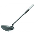 GSW TN-S 4-1/2” (11 CM) STAINLESS STEEL TURNER WITH WOODEN HANDLE, SIZE SMALL