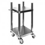 GSW ES-RC15 STAINLESS STEEL RICE WARMER CART WITH CASTERS, 200 LB CAPACITY, ETL LISTED 