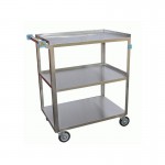 GSW C-3222 Stainless Steel Angle Leg Utility Cart, 200 lb. Capacity, Casters, 30 x 18 x 34 inch, ETL Listed, 1 each