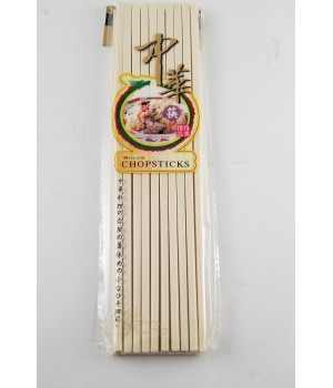 G240-WH 10-3/4 inch White Melamine Chopsticks, 10 Pairs / Bag