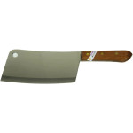 Kiwi 850 8 inch Stainless Steel Cleaver Knife with Wood Handle, 1 each