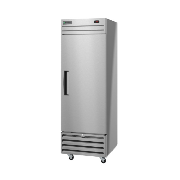 Hoshizaki EF1A-FS, 27.5 inch wide, (1)Solid Door(s) Bottom Mount Upright Reach-Ins Freezer, Single Section, 17.74 Cu.ft, (3) Shelve(s), 1/3 hp, Casters, 115v/60/1, UL Listed, 1 each