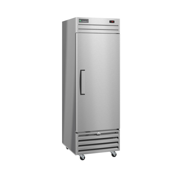 Hoshizaki EF1A-FS, 27.5 inch wide, (1)Solid Door(s) Bottom Mount Upright Reach-Ins Freezer, Single Section, 17.74 Cu.ft, (3) Shelve(s), 1/3 hp, Casters, 115v/60/1, UL Listed, 1 each