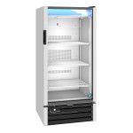 Hoshizaki RM-10-HC  25.5 inch wide Countertop Single Section (1)Glass Door(s) Merchandiser Refrigerator, 10 Cu.ft, (3) Shelve(s), 1/5hp, 115v/60/1, UL Listed