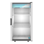 Hoshizaki RM-7-HC 21.25 inch wide Countertop Single Section (1)Glass Door(s) Merchandiser Refrigerator, 5.97 Cu.ft, (3) Shelve(s), 1/8hp, 115v/60/1, UL Listed