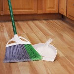 Libman 206 11 inch Precision Angle Broom with Dustpan, 6 each