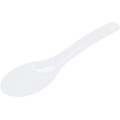 Karat U2015W Med-Heavy Weight White PP Plastic Asian Soup Spoons, 1000 pcs / cs , 1 each