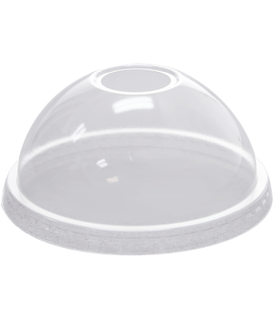 Karat® C-KDL662A 92mm PET Plastic Dome Lids, Fit on 9–12oz PET Cup, 1000/cs, 1 each