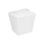Karat® FP-FP26W 26oz White Paper Food Pail / Take-Out Containers, No Handle, 450/cs, 1 each