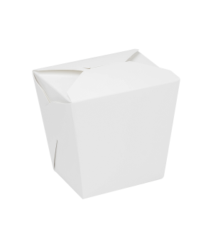 Karat® FP-FP32W 32oz White Paper Food Pail / Take-Out Containers, No Handle, 450/cs, 1 each