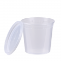 Deli Containers With Lids, PP Plastic Injection Molded, Microwaveable, 24 oz, 117 mm, 240 ct / cs