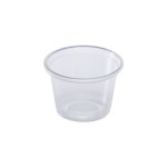 Karat FP-P100TALL-PP Portion Cups, 1 oz, 44 mm, Clear PP Plastic, 2500 ct / cs