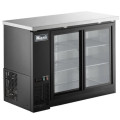Migali® C-BB48SG-HC 48.75 inch wide (2)Sliding Glass Door(s) Back Bar Refrigerator, 11.8 Cu.ft, (4)Shelve(s), 1/5hp, 115v/60/1, ETL Listed